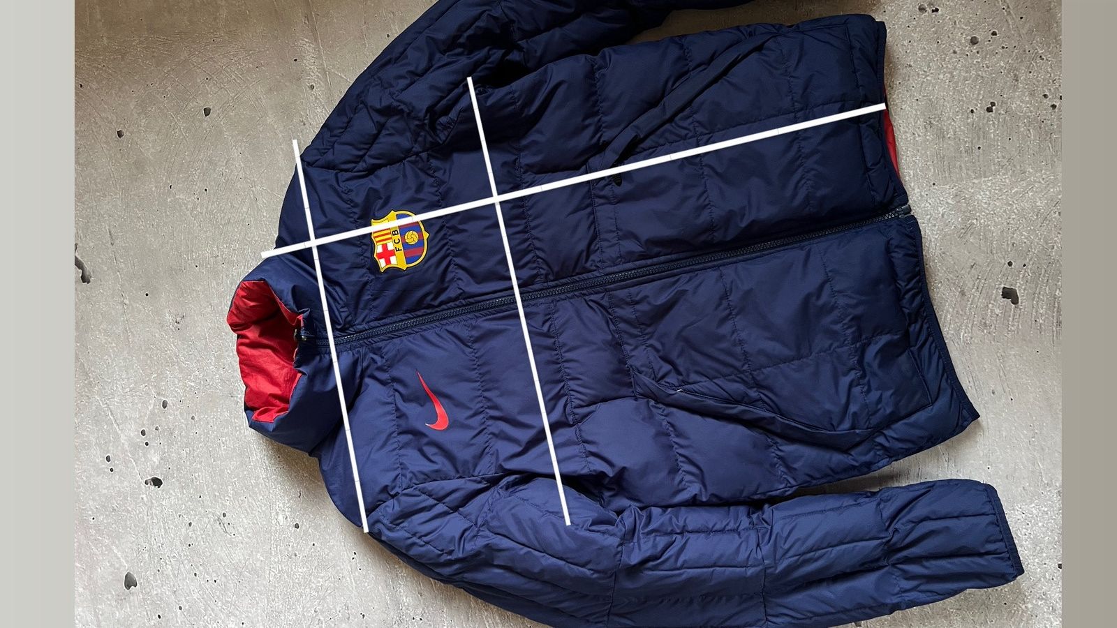 Nike Rare Reversible down jacket Nike Barcelona Size S Size US S / EU 44-46 / 1 - 2 Thumbnail