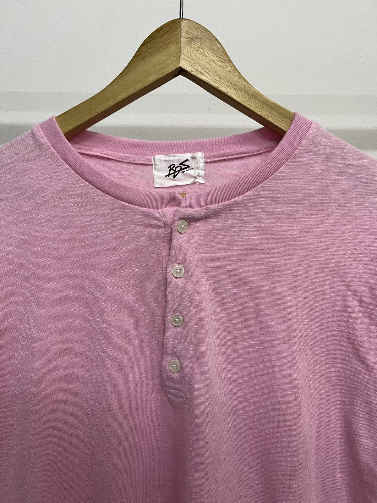 Greg Lauren BDS Japan Inspired by RRL GREG LAUREN CDG Slub LS Henley Size US M / EU 48-50 / 2 - 2 Thumbnail