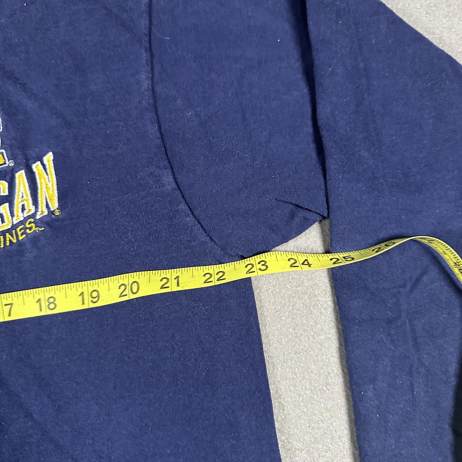 Pro Player Pro Player Michigan Wolverines Long Sleeve USA made faded Size US XL / EU 56 / 4 - 5 Thumbnail