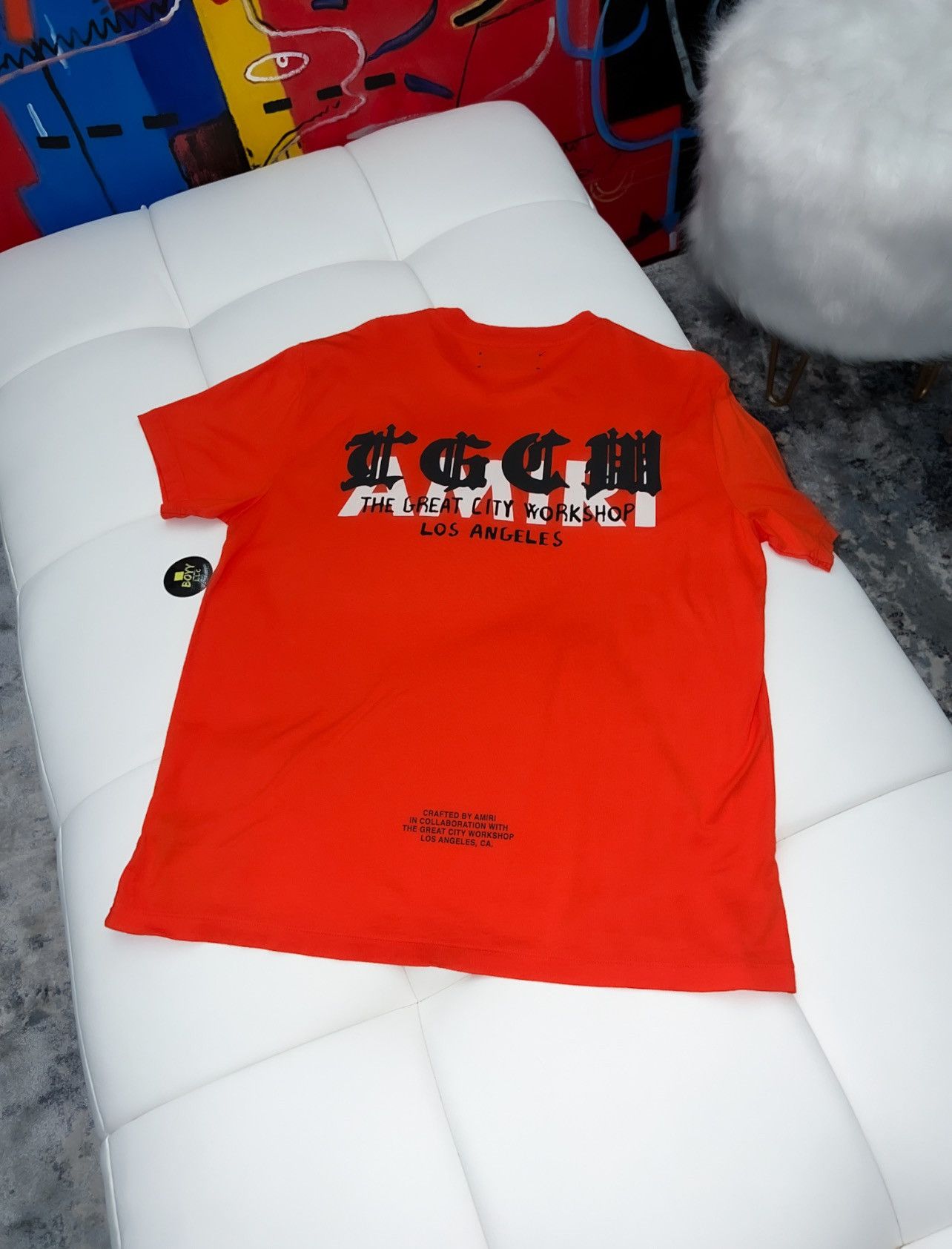 Amiri Amiri x tgwc logo t shirt Size US S / EU 44-46 / 1 - 1 Thumbnail