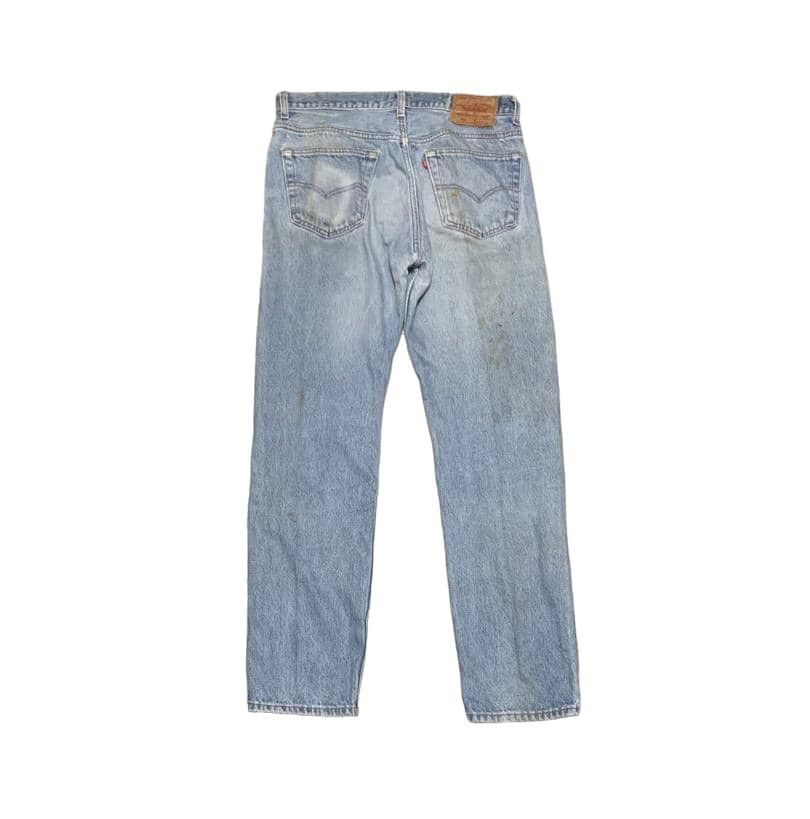 Levi's Vintage 90s Levis 501 Straight Leg Jeans Distressed Size US 32 / EU 48 - 5 Thumbnail
