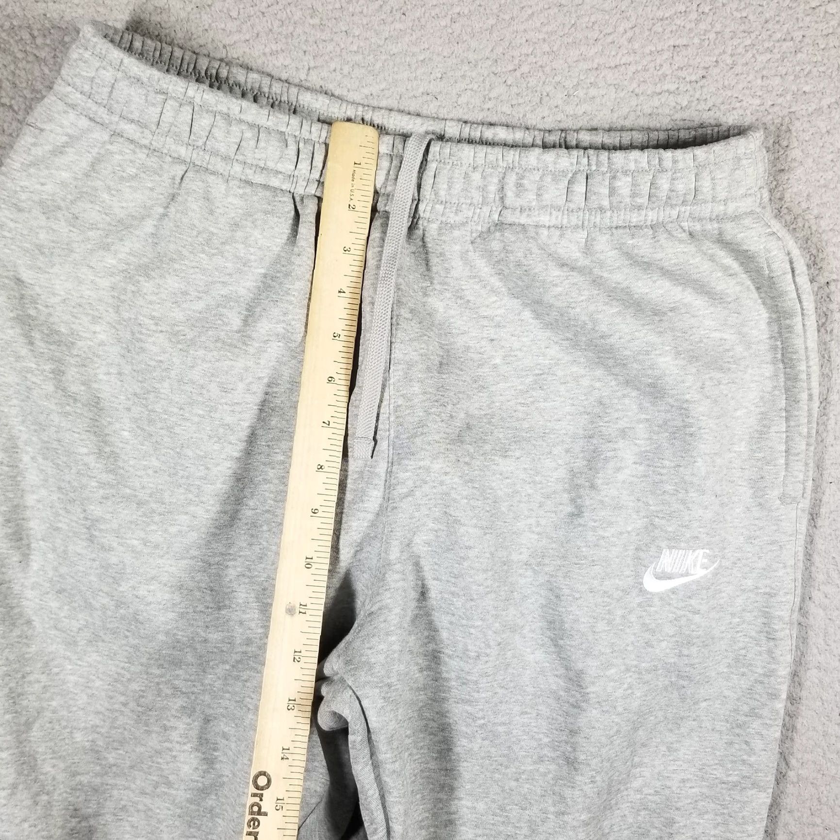 Nike NIKE Fleece Essential Jogger Pants Large Gray NEW Men BV2671-063 Size US 33 - 4 Thumbnail