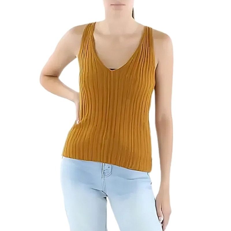 Other Jessica Simpson Edith Racerback Tank Top Sweater Brown M NWT Size S / US 4 / IT 40 - 1 Thumbnail