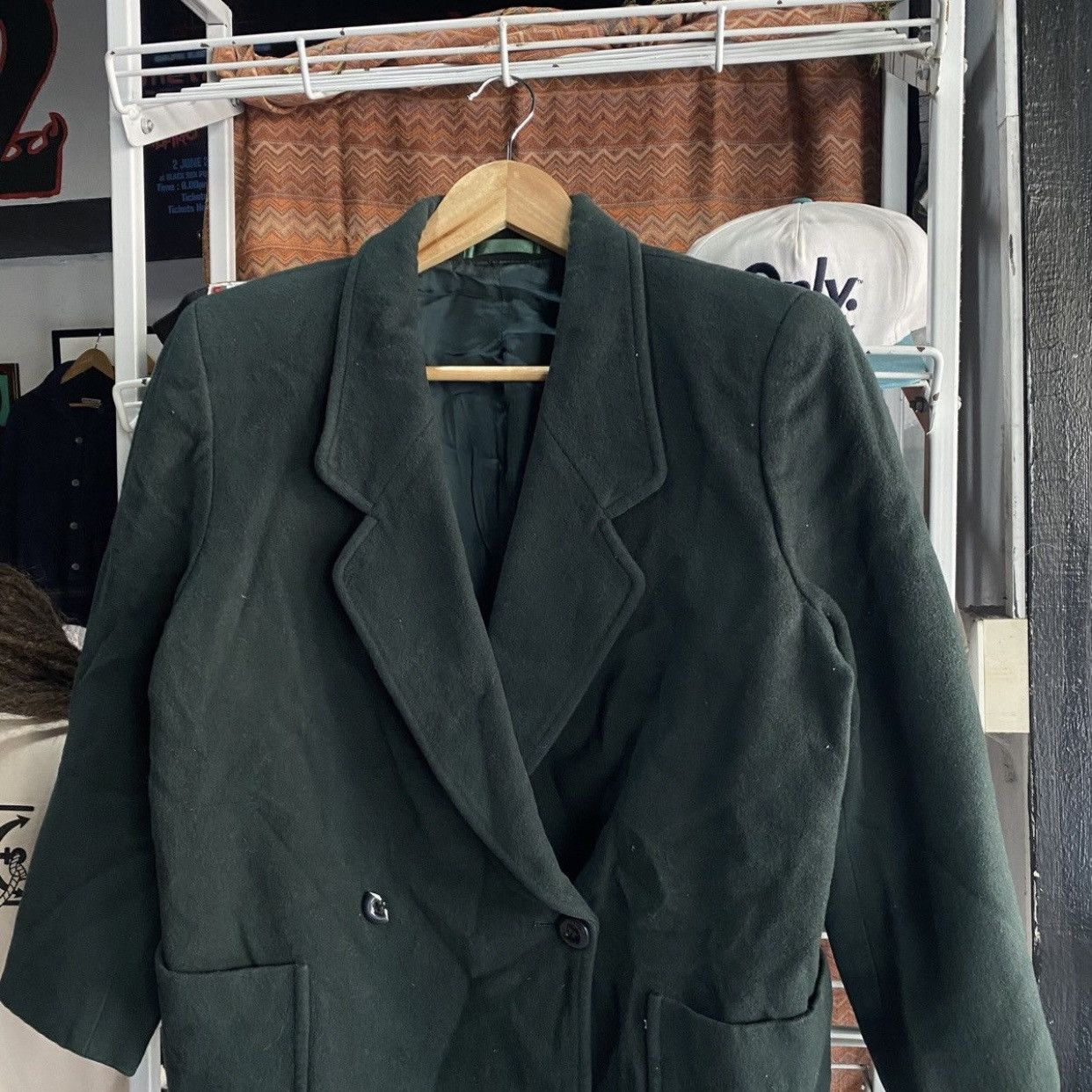 Burberry Vintage Burberry 100% Wool Double Breasted Blazer Jacket Size US S / EU 44-46 / 1 - 4 Thumbnail
