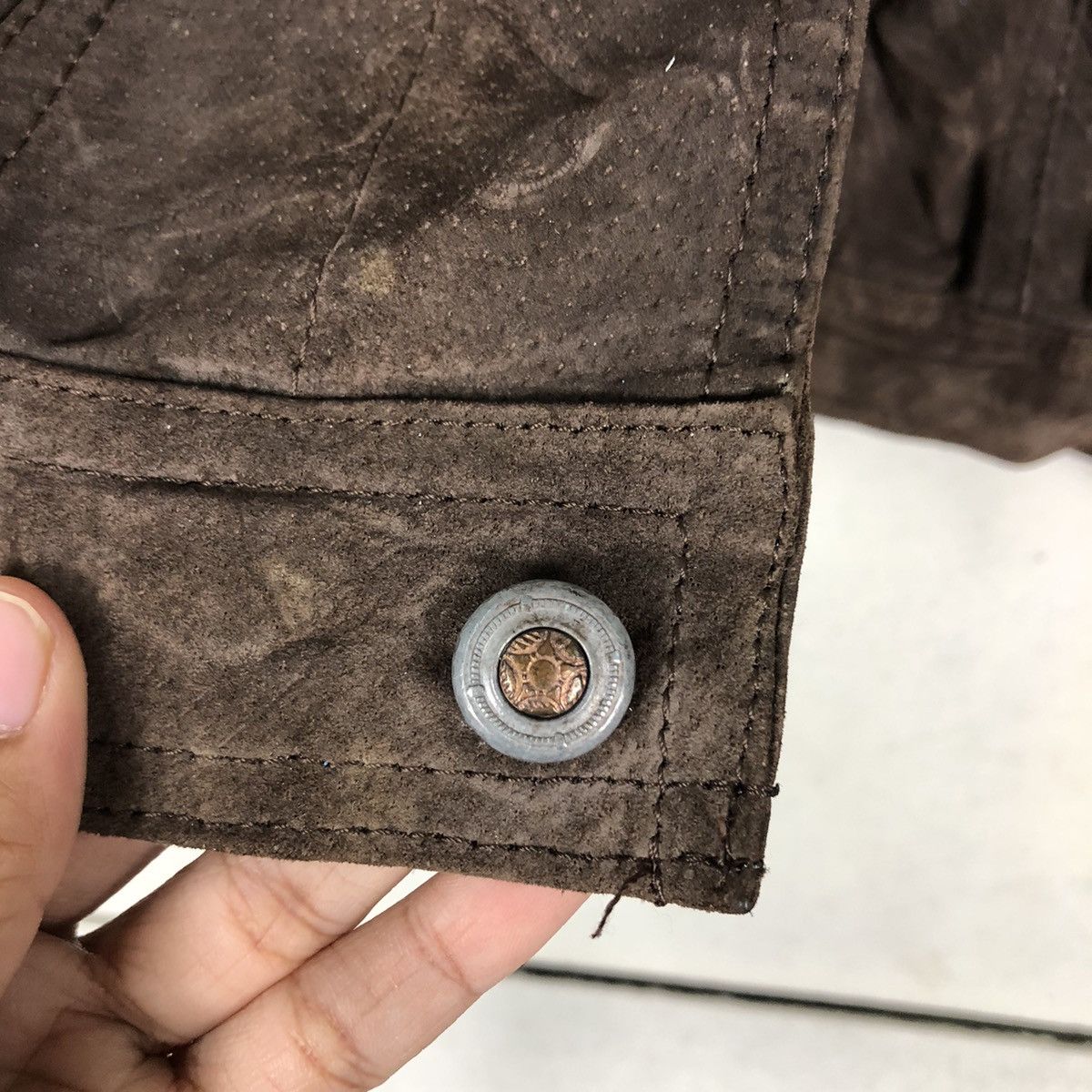 Japanese Brand 🔥Vintage Biker Fly Leather Jacket Sunvalley Japan Made Size US M / EU 48-50 / 2 - 16 Thumbnail