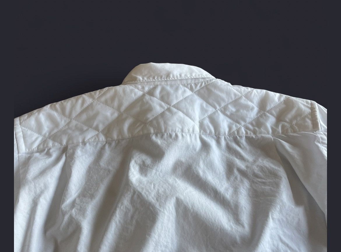 Comme des Garcons Homme Plus Comme des Garçons Homme Plus White quilted sleeve shirt Size US S / EU 44-46 / 1 - 3 Thumbnail