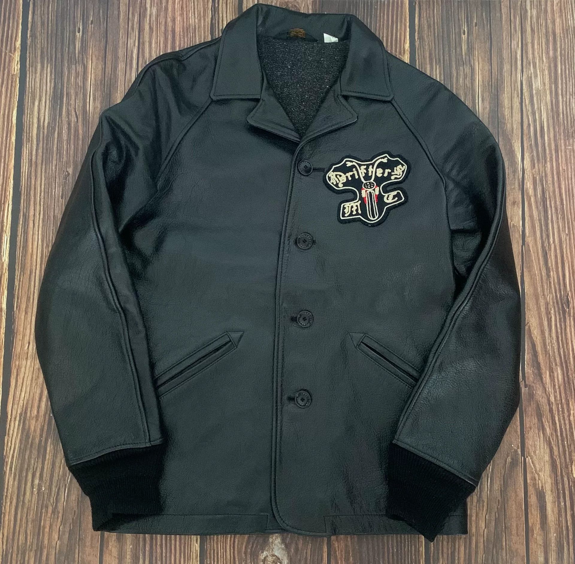 WEST RIDE Westride Black Leather Biker Jacket Size US M / EU 48-50 / 2 - 1 Thumbnail