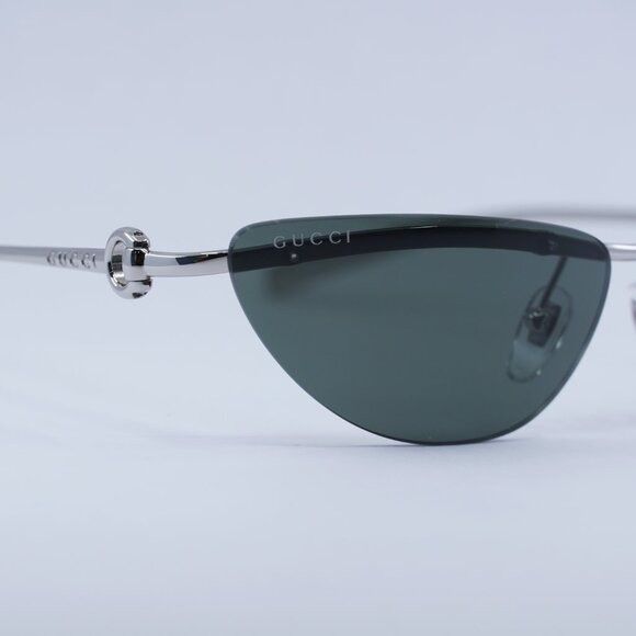 Gucci 🕶️ New Gucci GG1701S 001 Sunglasses - Silver Frame, Grey Size ONE SIZE - 5 Thumbnail