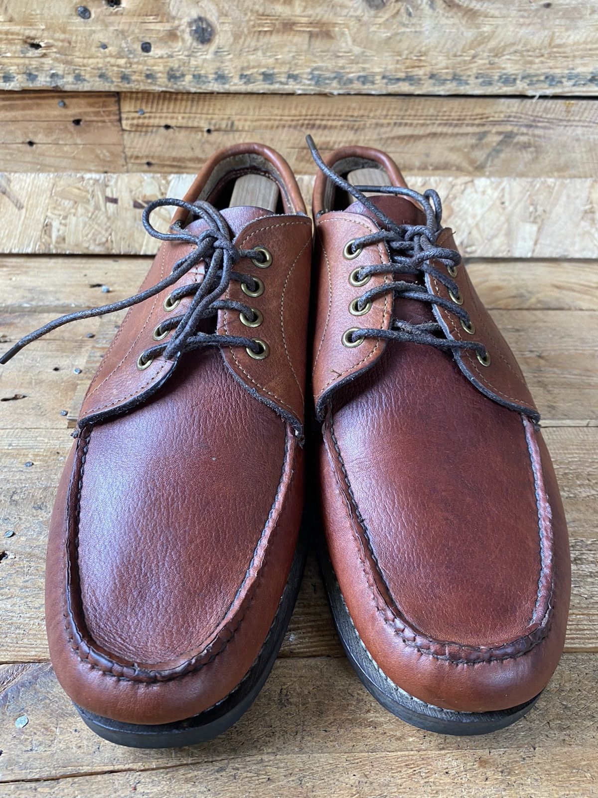 Orvis Orvis gokey brown, boat moccasin leather shoes sz 11.5EE Size US 11.5 / EU 44-45 - 11 Thumbnail