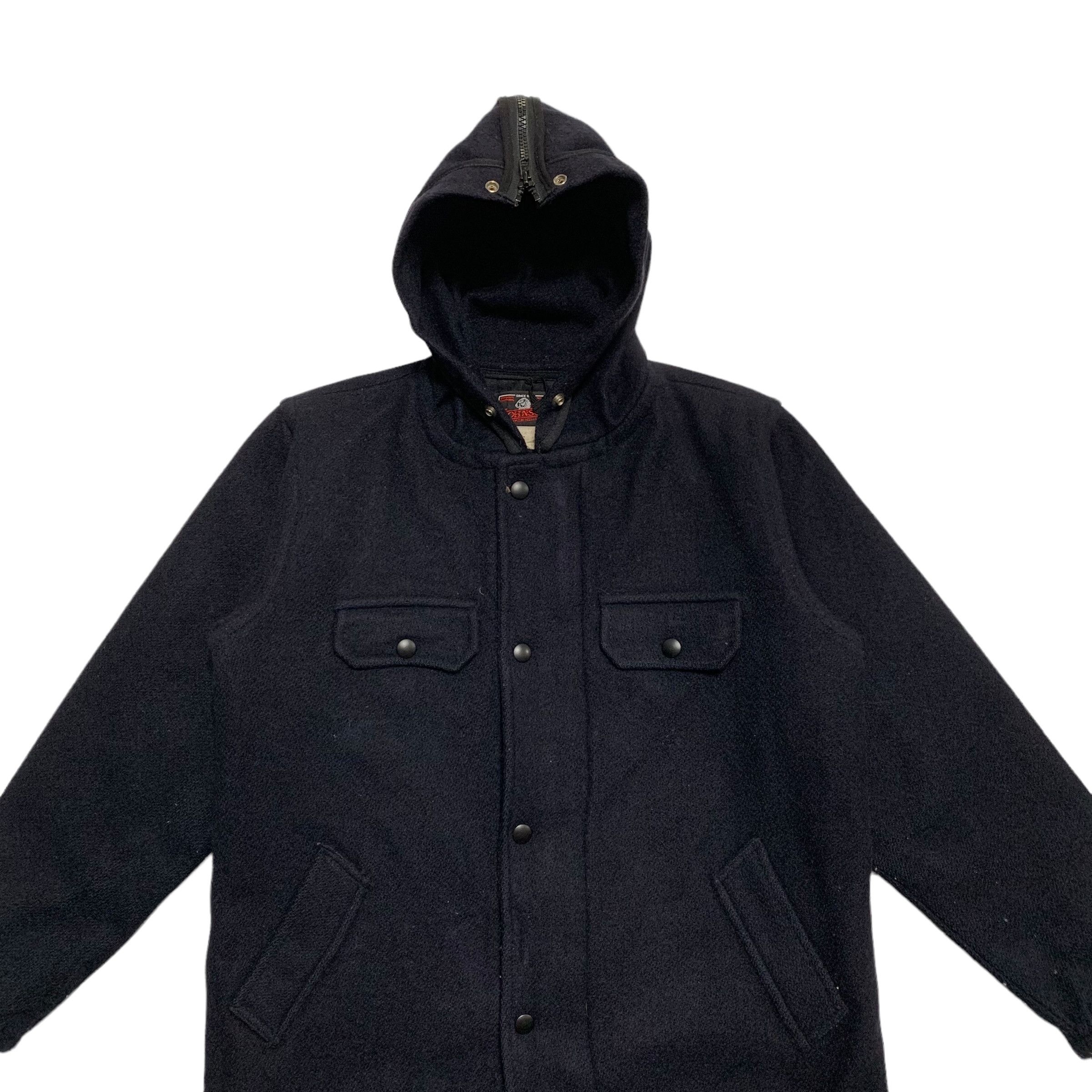 Johnson Woolen Mills Vintage 70s Johnson Woolen Mills Hooded Jacket Youth Coat Size US XS / EU 42 / 0 - 3 Thumbnail