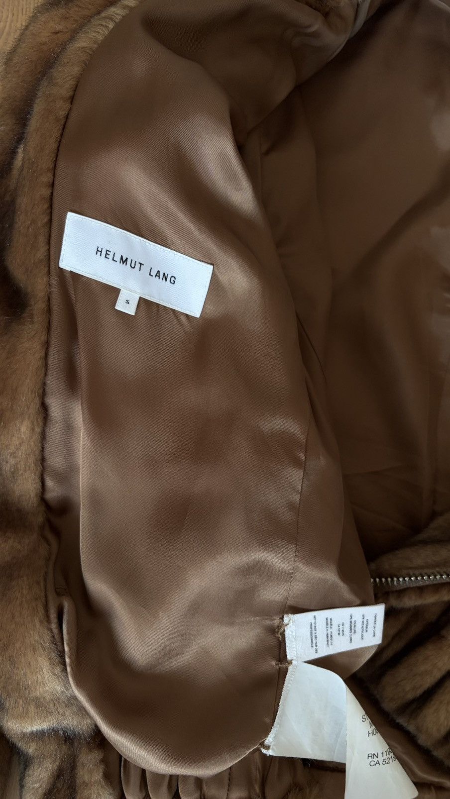 Helmut Lang Faux fur hooded jacket Size S / US 4 / IT 40 - 3 Thumbnail