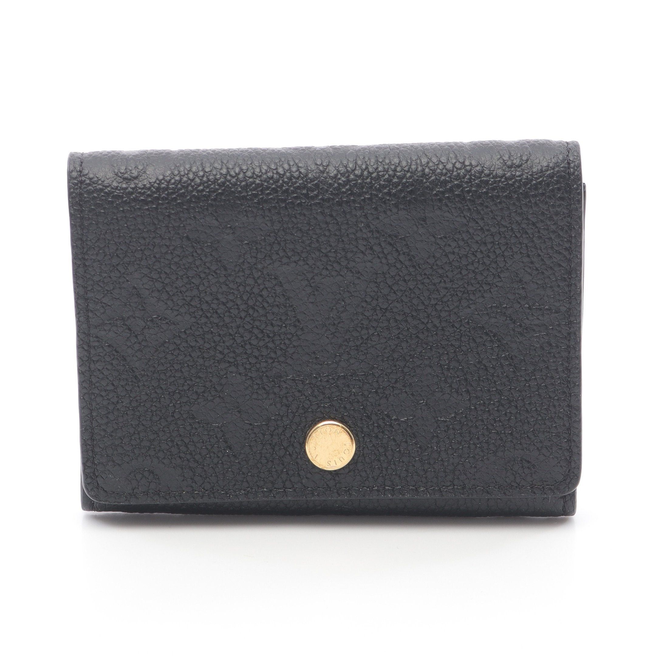 Louis Vuitton Louis Vuitton Amberop Cult De Visit Monogram Empreinte Noir Card Case Name Holder Leather Black Size ONE SIZE - 1 Thumbnail