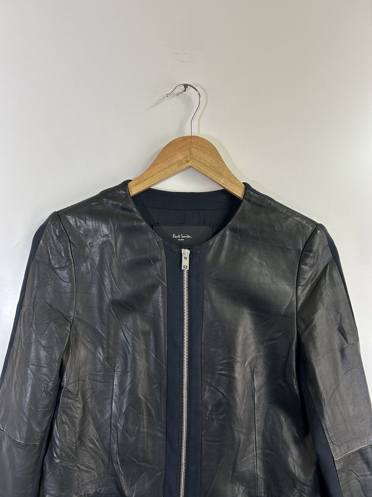 Paul Smith 🔥Paul Smith Black Leather Zipper Long Jacket Size S / US 4 / IT 40 - 4 Thumbnail