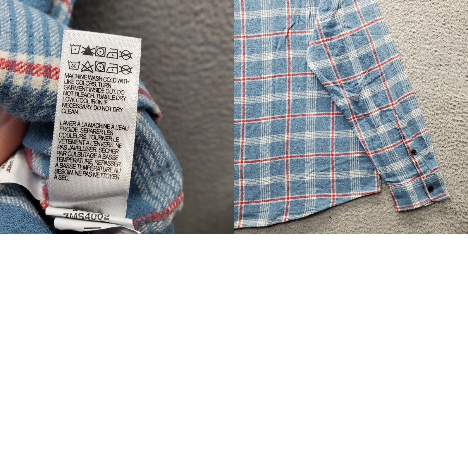 Lucky Brand Lucky Brand Flannel Shirt Mens XXL Plaid Chest Pocket Basic Fit Button-Up Shirt Size US XXL / EU 58 / 5 - 8 Thumbnail