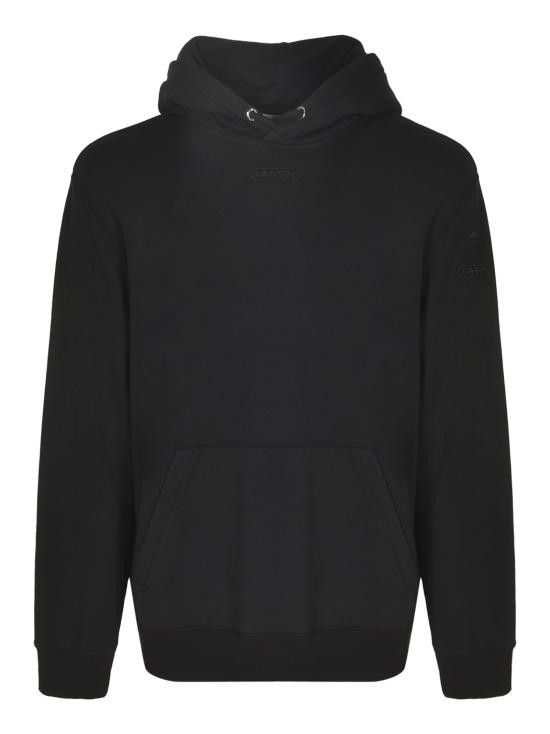 パーカー・フーディ LANVIN Men Sweater RM HO0009 J142 A24 10 BLACK Black Lanvin Detail Loose-fitting Hoodie | Lanvin