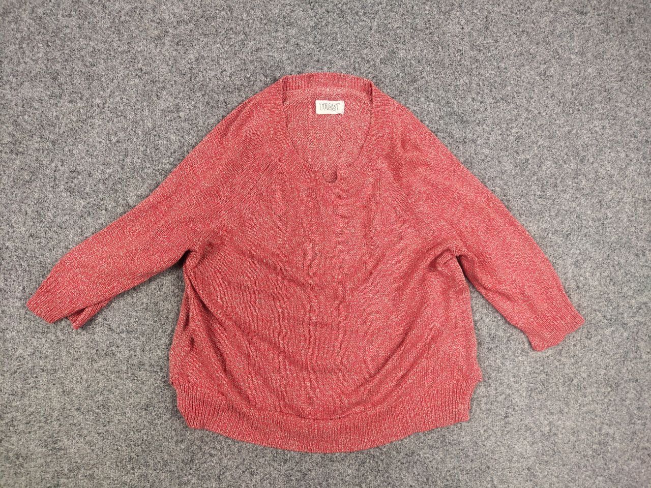 Japanese Brand Toast Design Light Linen Cotton Blend Cropped Baggy sweater Size XXL / US 16-18 / IT 52-54 - 8 Thumbnail