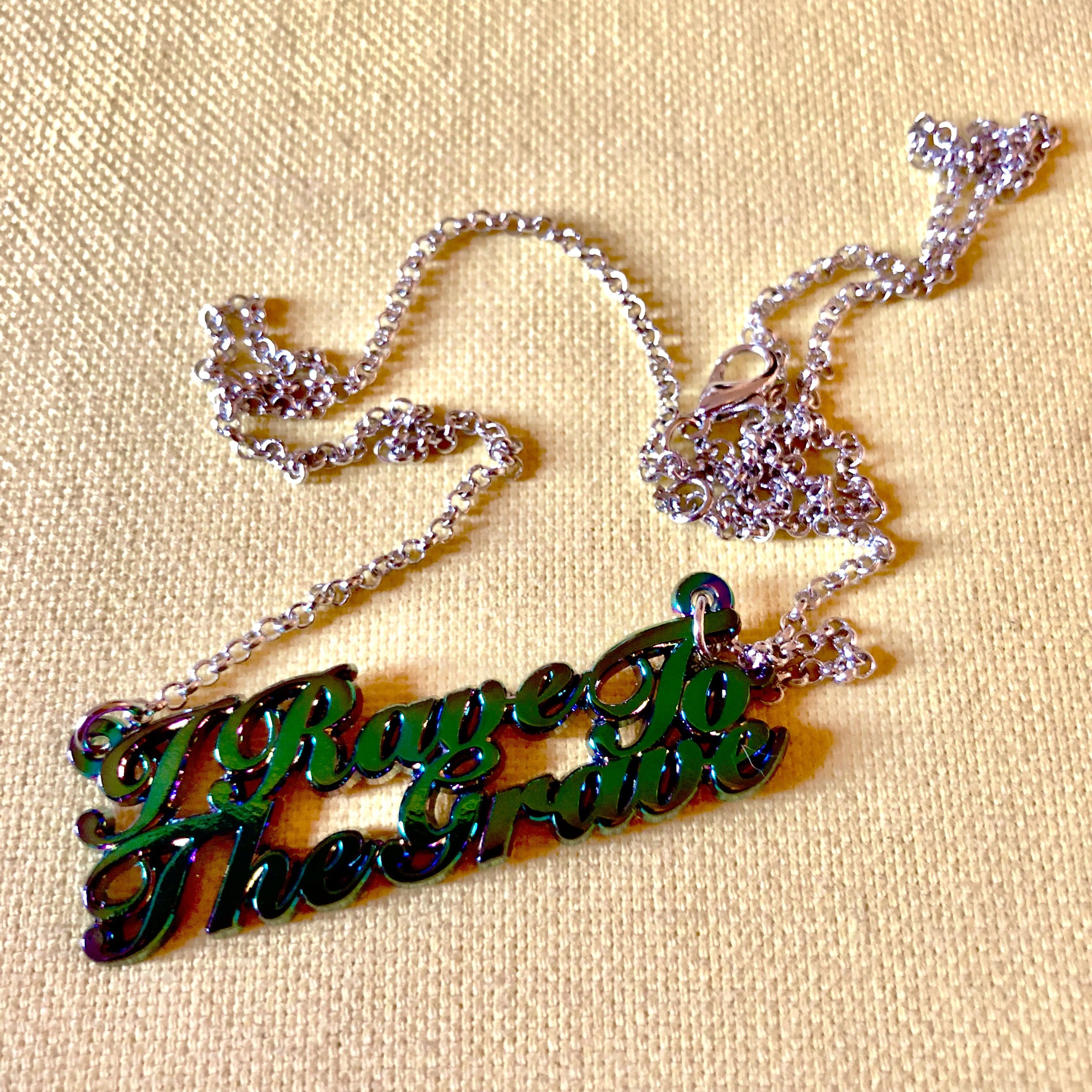 Other I Rave To The Grave Rainbow Pendant with chain Size ONE SIZE - 2 Thumbnail