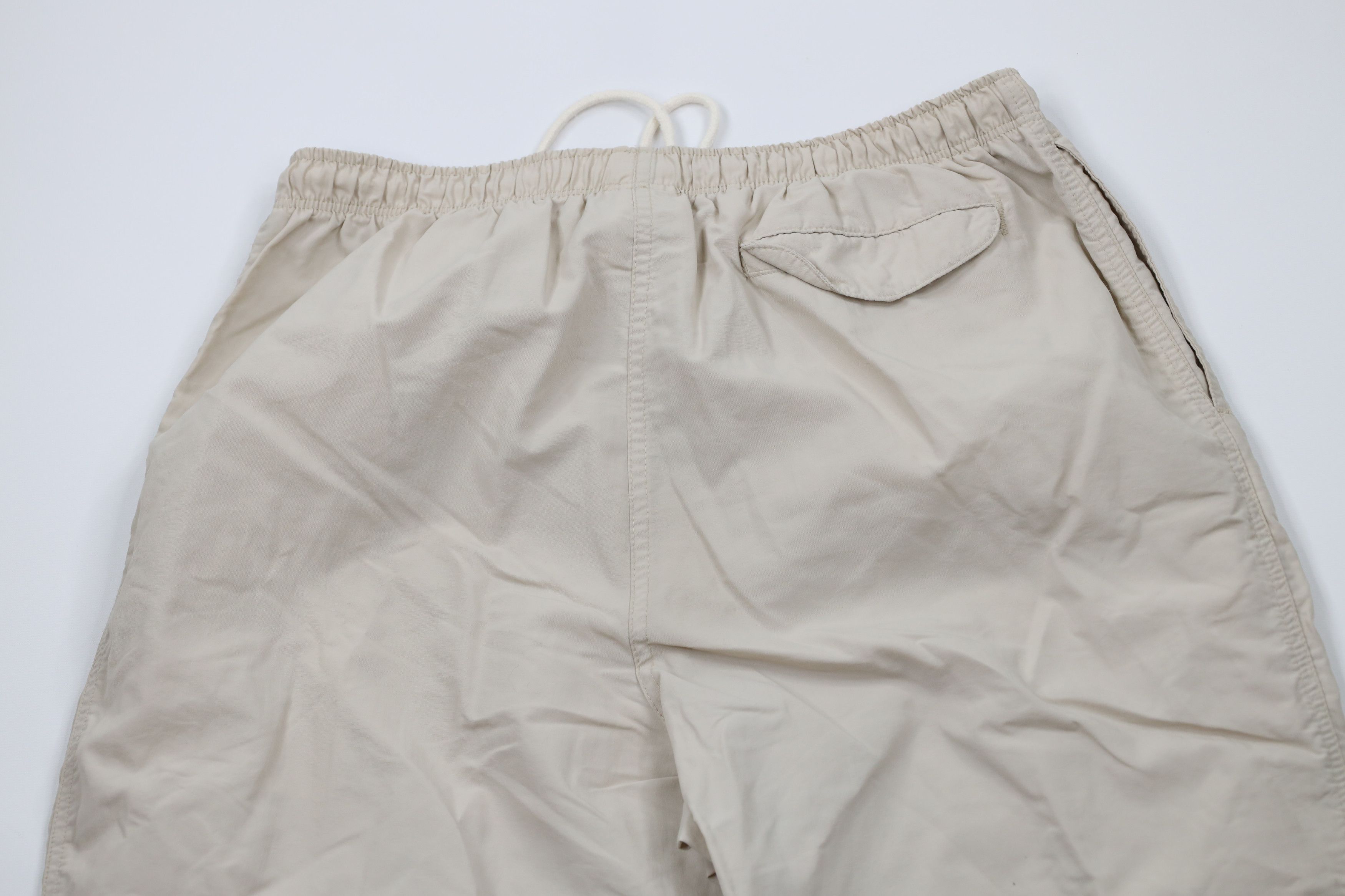 Lands' End × Vintage Vintage 90s Lands End Wide Leg Windbreaker Pants Beige USA Size 38" / US 16 / IT 52 - 12 Thumbnail