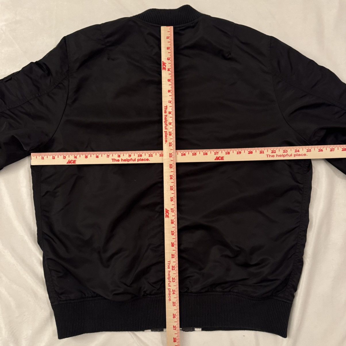 Supreme Supreme Reversible Checkered MA-1 Bomber Jacket Size US XL / EU 56 / 4 - 14 Thumbnail