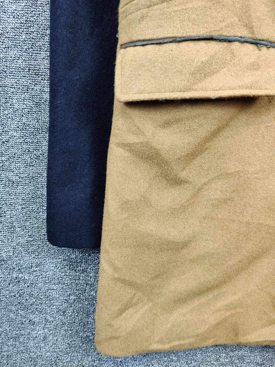 Japanese Brand Vintage D Pulse Colour Block Wool Long Coat Jacket Size US M / EU 48-50 / 2 - 3 Thumbnail