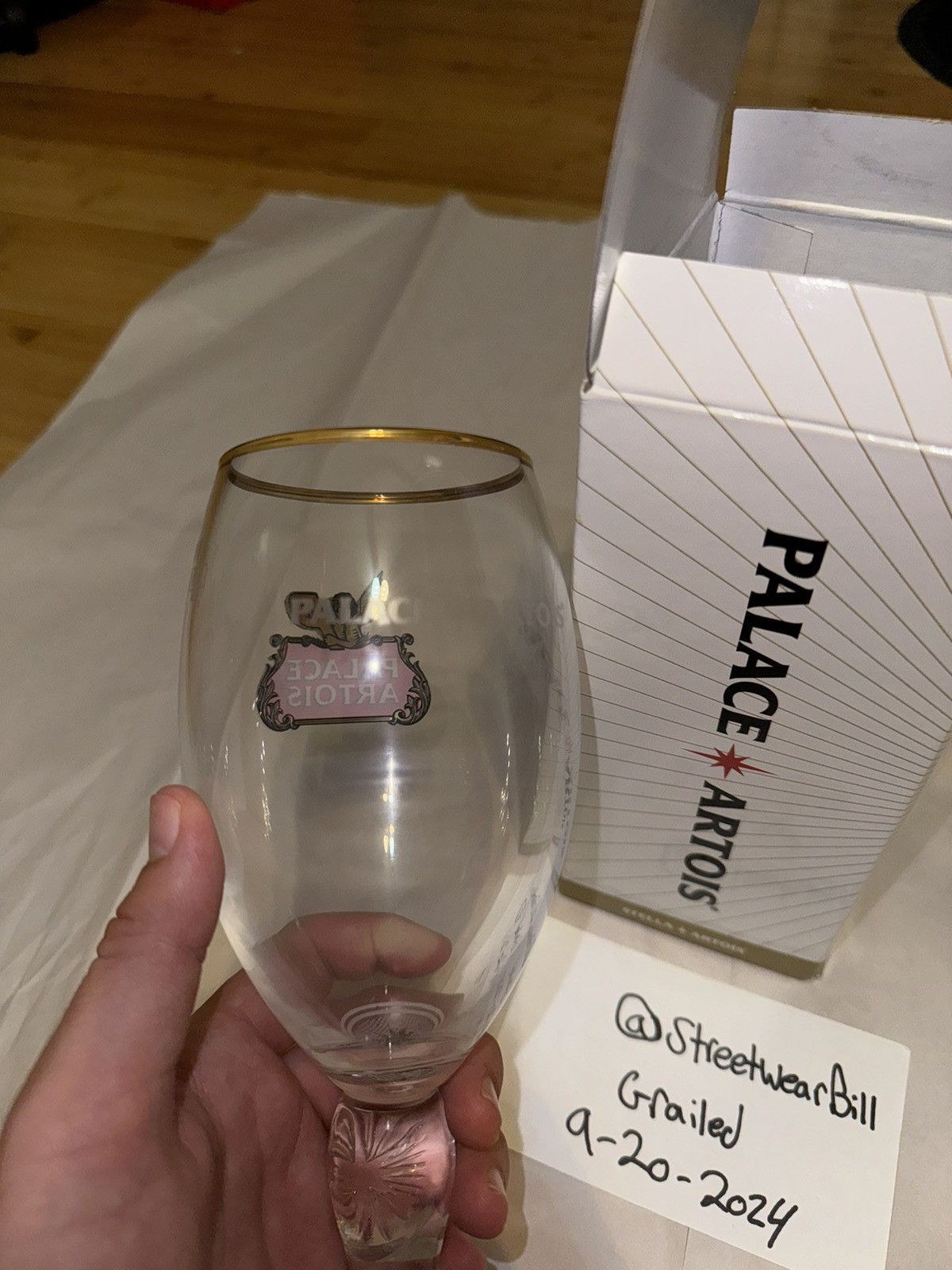 Palace Palace/ Stella Artois Pint Chalice Size ONE SIZE - 6 Thumbnail