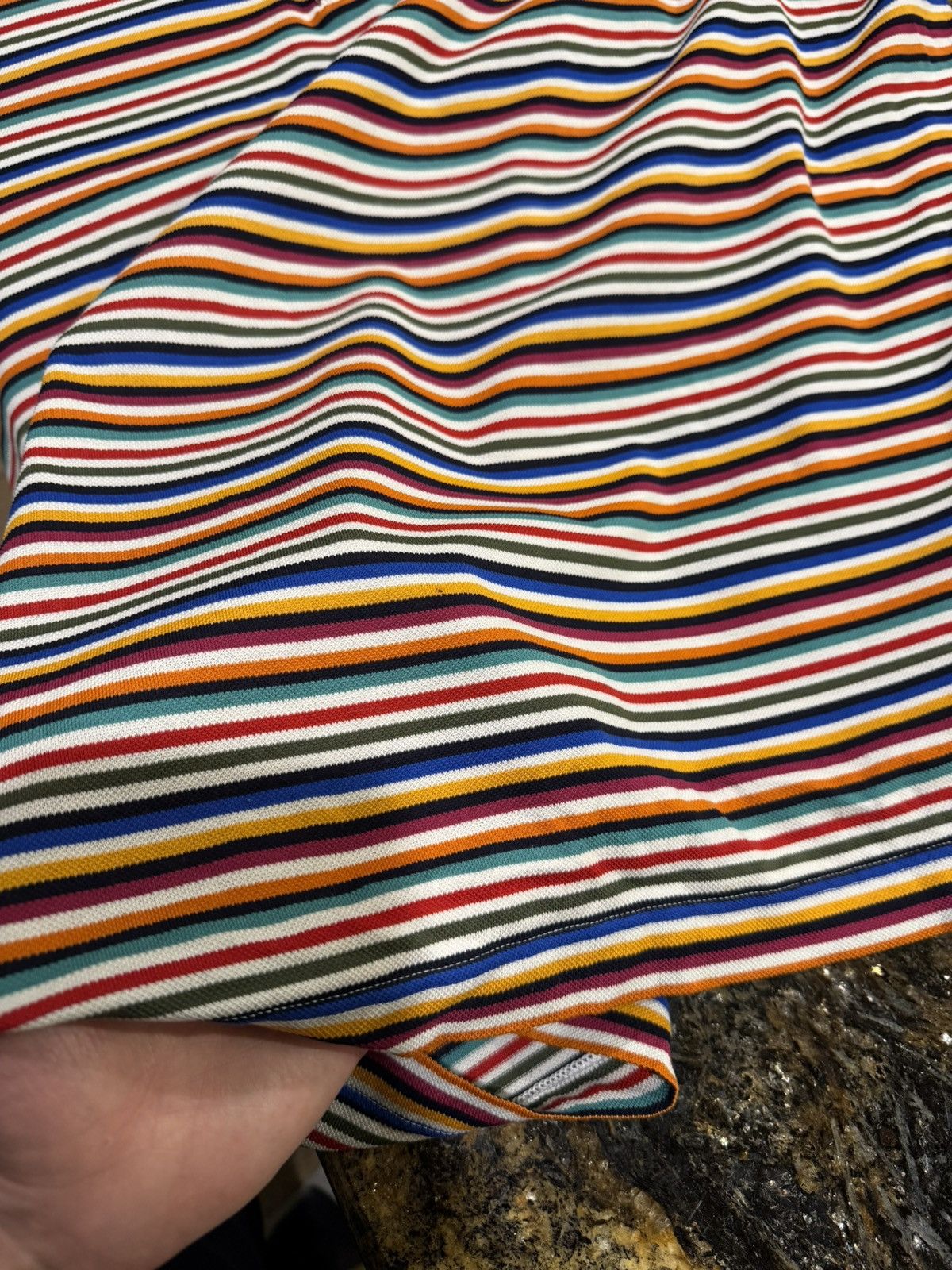 Missoni Missoni Multicolor Striped Polo Shirt Size US XL / EU 56 / 4 - 12 Thumbnail