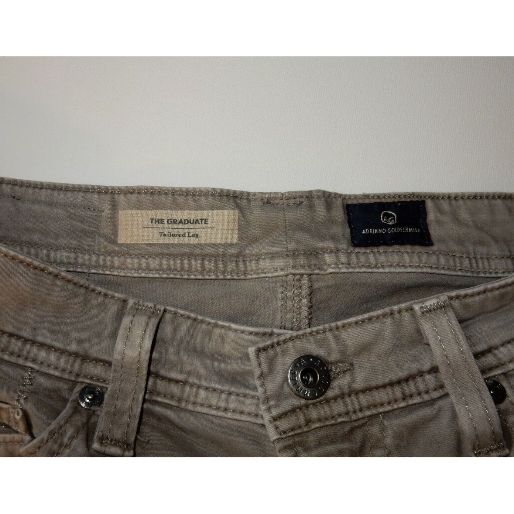 Element Element Men's Beige Denim Straight Jeans Size 28x31 Size US 29 - 7 Thumbnail