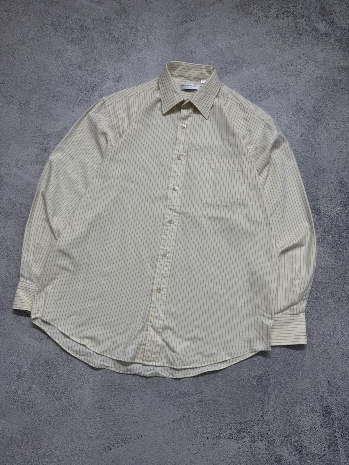 Yves Saint Laurent Vintage Yves Saint Laurent YSL Shirt Luxury Size US L / EU 52-54 / 3 - 3 Thumbnail