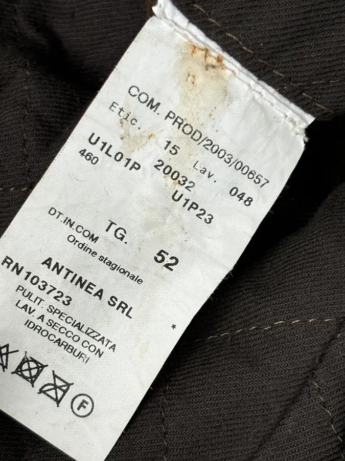 Emporio Armani AW2003 Emporio Armani Brown Eroded Leather Belted Trench Coat Size S / US 4 / IT 40 - 8 Thumbnail