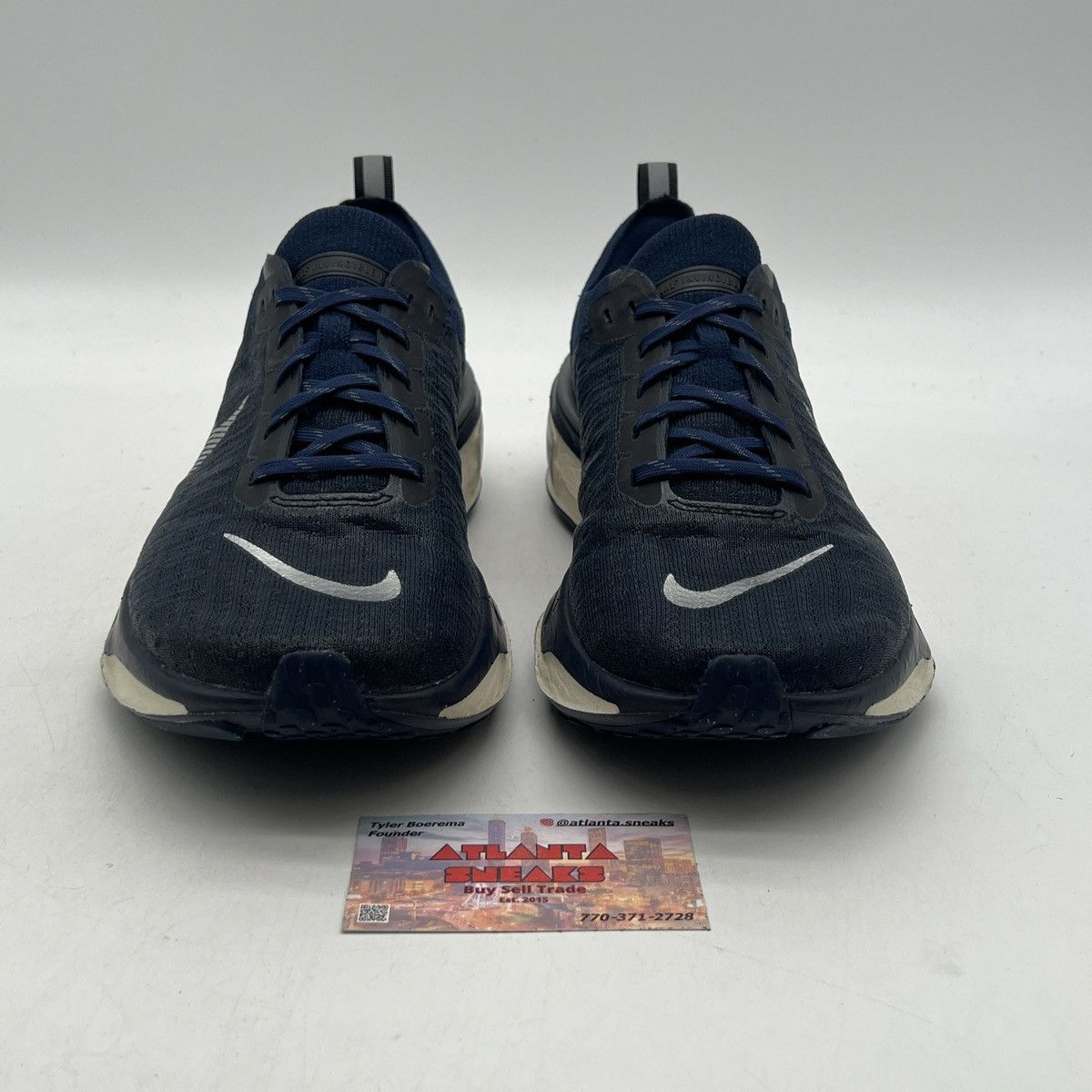 Nike Zoomx invincible run flyknit 3 collage navy Size US 10.5 / EU 43-44 - 2 Thumbnail