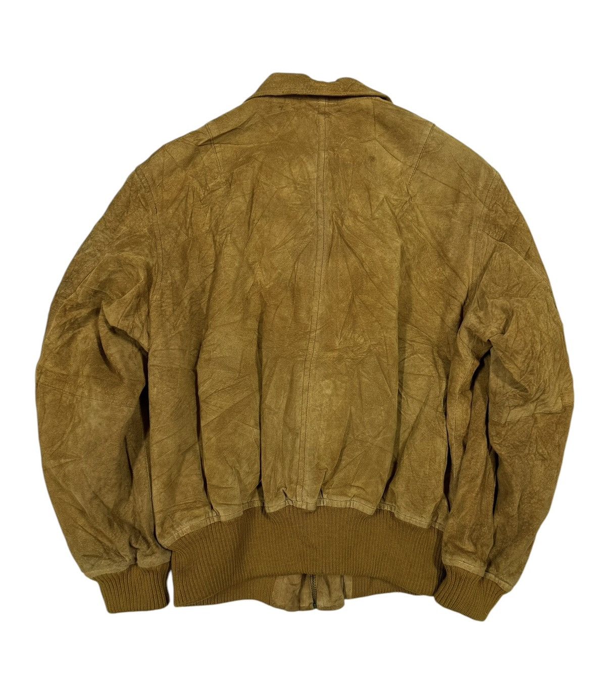 Kadoya × Vintage Vtg🔥Dgrace Unlimited Bomber Leather Jacket Size US L / EU 52-54 / 3 - 3 Thumbnail