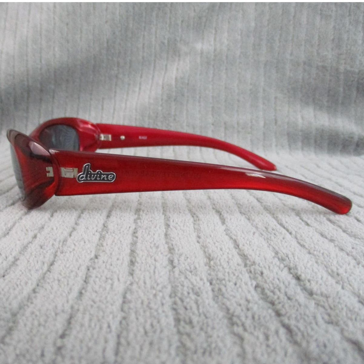 Other New Divine Eyewear Kali Red/Smoke Sunglasses Women's NWT Size ONE SIZE - 4 Thumbnail