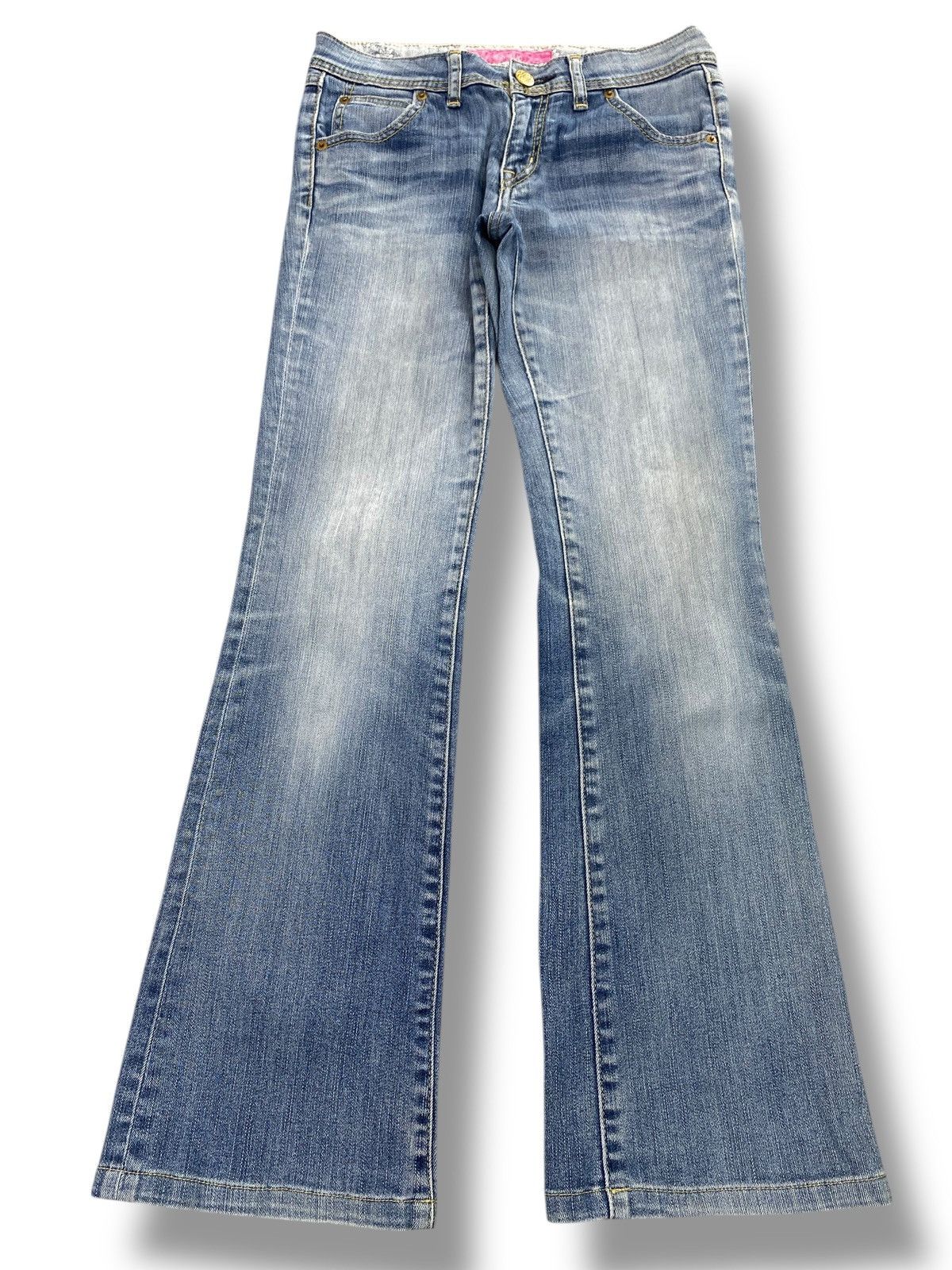 Uniqlo Style Up Faded Wash Style Flare Jeans