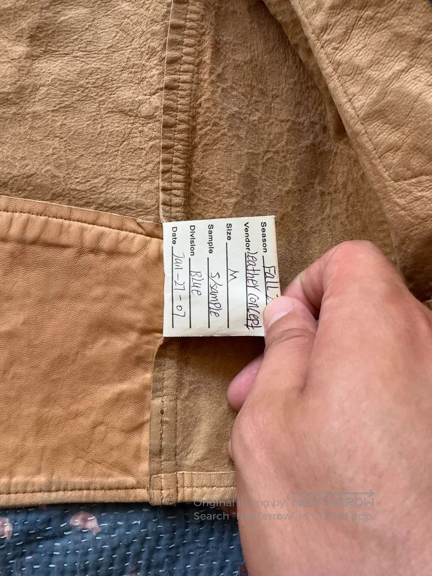 RRL Ralph Lauren beige leather jacket by polo ralph lauren. Size US M / EU 48-50 / 2 - 7 Thumbnail