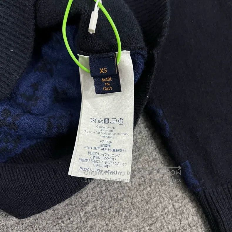 Louis Vuitton Louis Vuitton Cashmere sweater with full print on the back Size US XS / EU 42 / 0 - 7 Thumbnail
