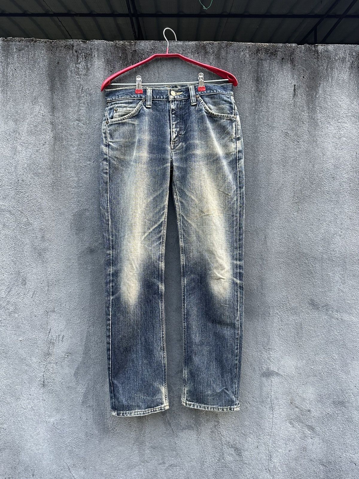 Lee 👹Vintage Lee Riders Washed Straight Cut Jeans Size US 27 - 1 Thumbnail