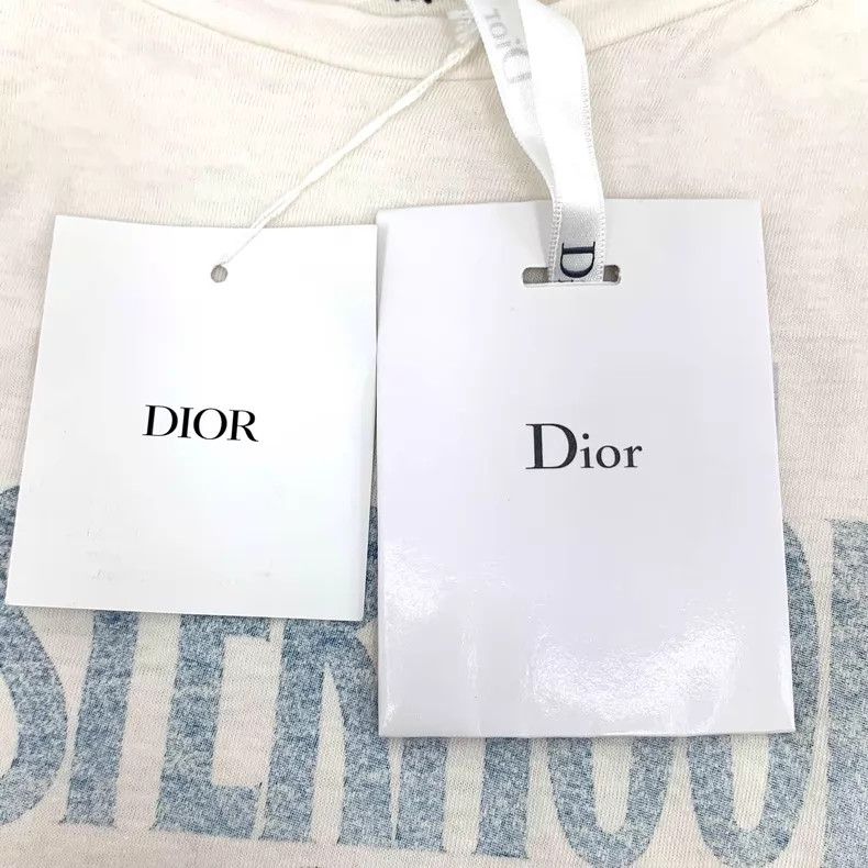 Dior Dior White logo round-neck short-sleeved T-shirt Size M / US 6-8 / IT 42-44 - 6 Thumbnail