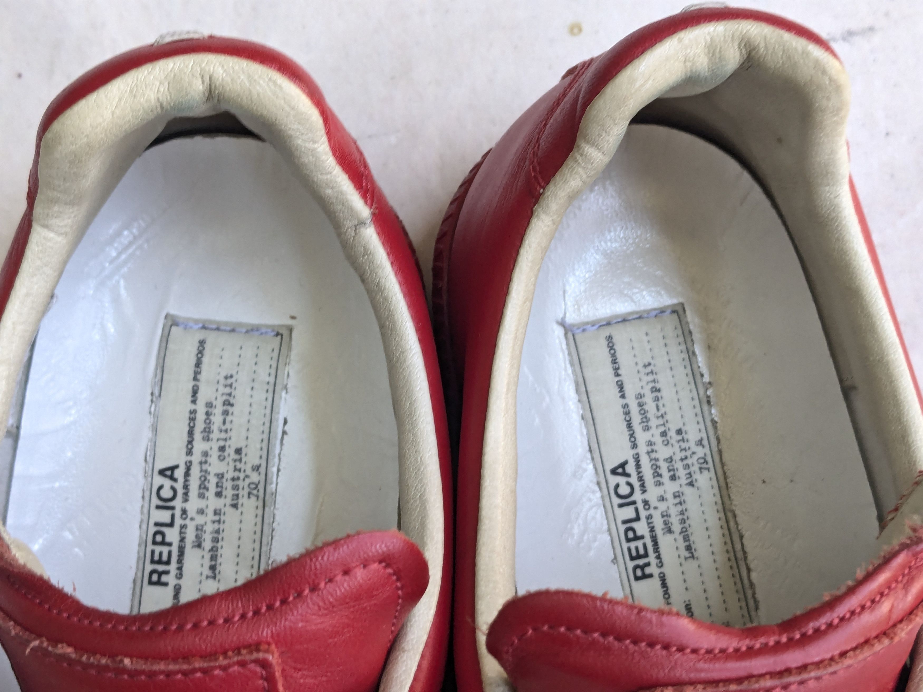Maison Margiela Maison Margiela GAT Replica Red Paint Splatter 8 41 Size US 8 / EU 41 - 8 Thumbnail