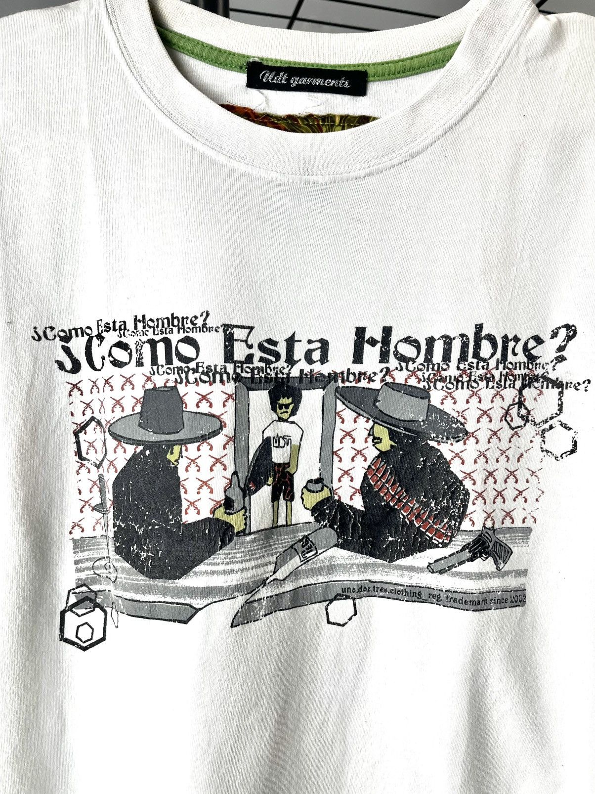 Vintage Vintage Uno Dez Tres Como Esta Hombre Graphic T Shirt Size US M / EU 48-50 / 2 - 2 Thumbnail
