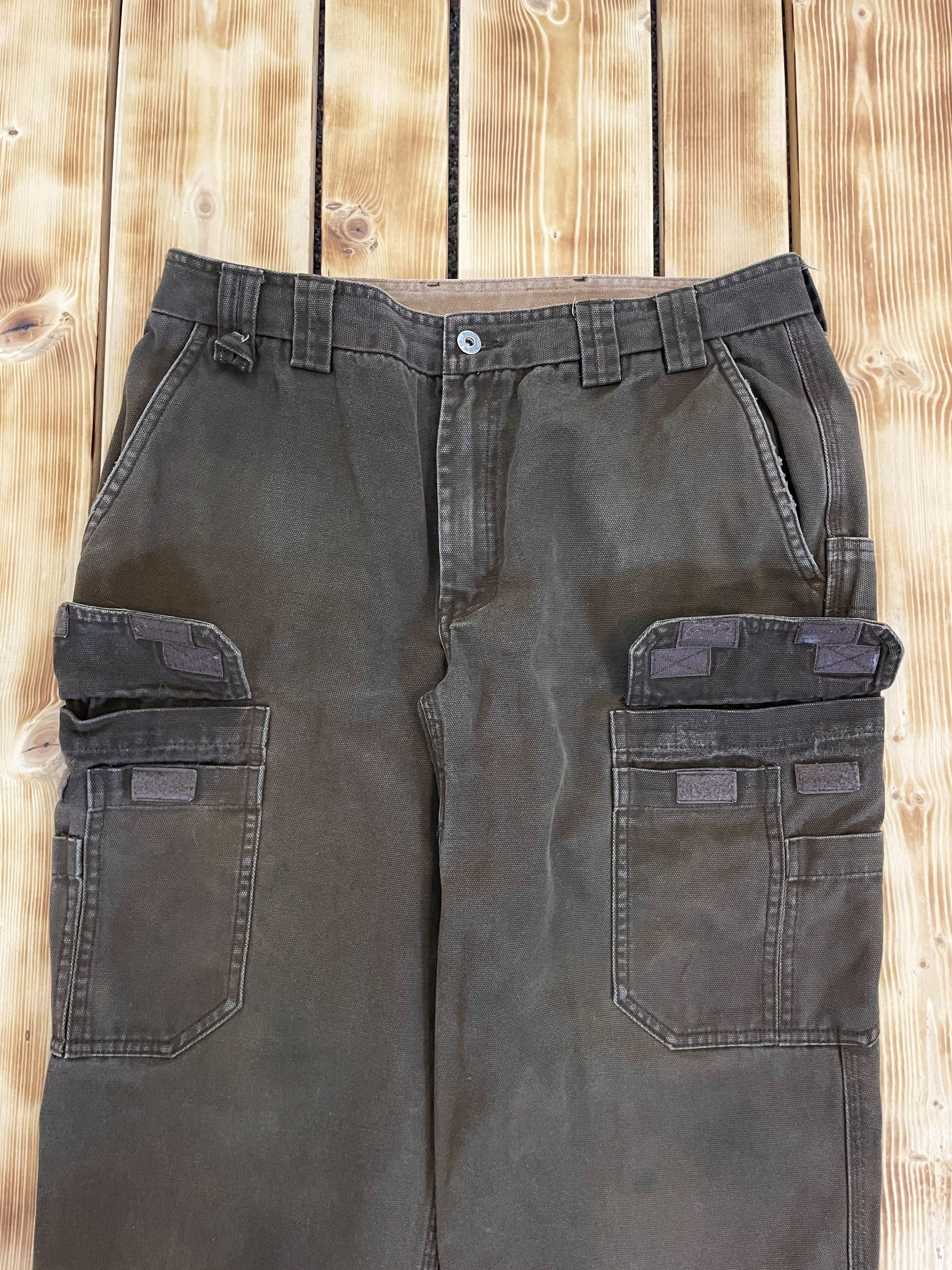 Duluth Trading Company Vintage Duluth Trading Company Brown Cargo Pants Workwear Size US 36 / EU 52 - 9 Thumbnail