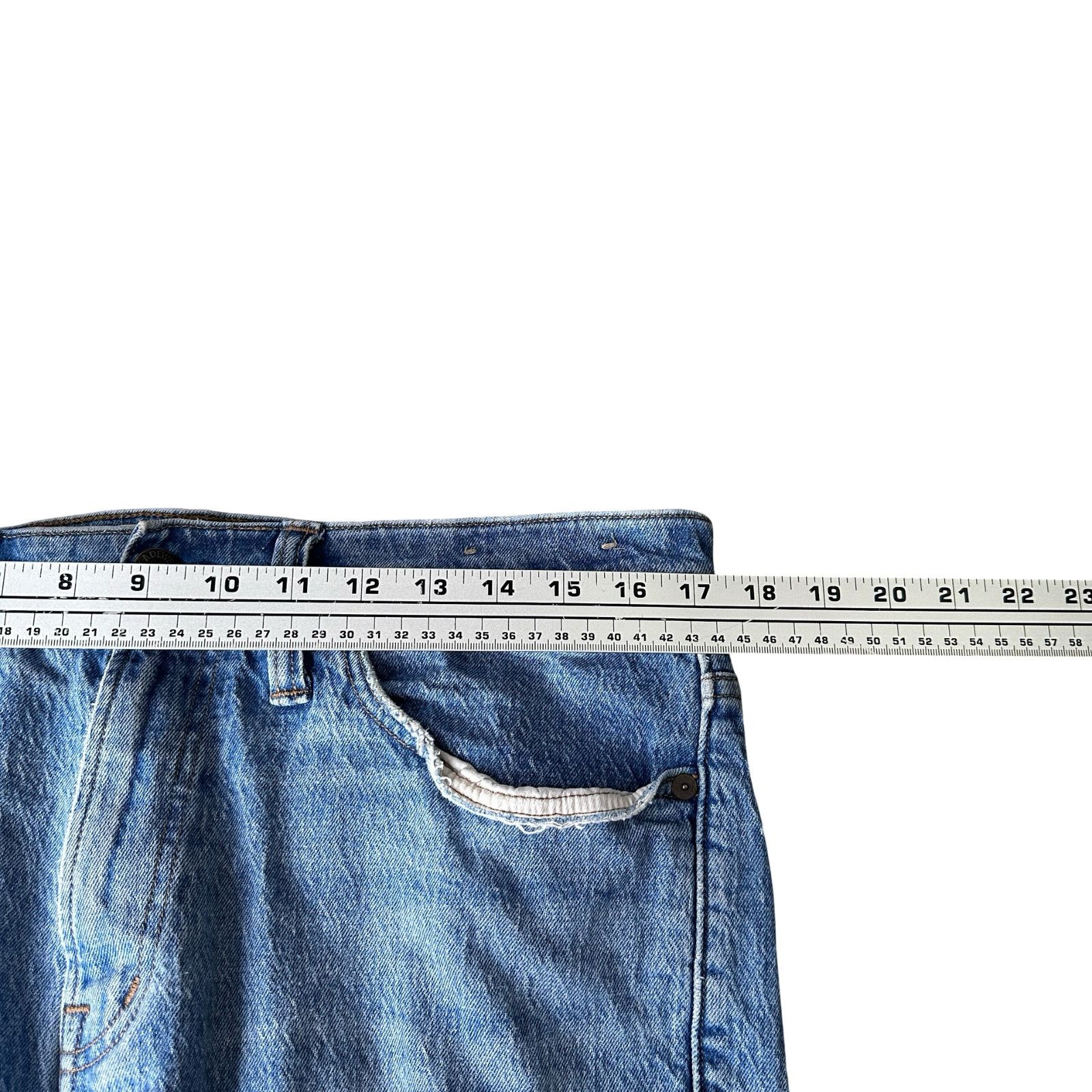 Madewell Madewell Relaxed Taper Jeans Men 33x32 Blue Denim Distressed Size US 33 - 5 Thumbnail