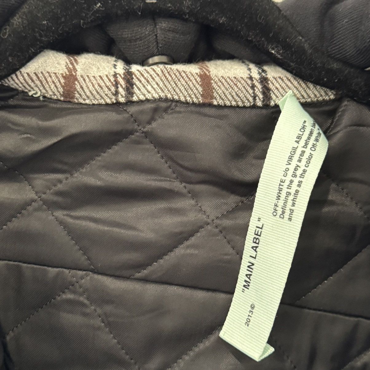 Off-White SEND OFFER - Plaid Shell Jacket w/ Breakaway Hood and Tags Size US M / EU 48-50 / 2 - 3 Thumbnail