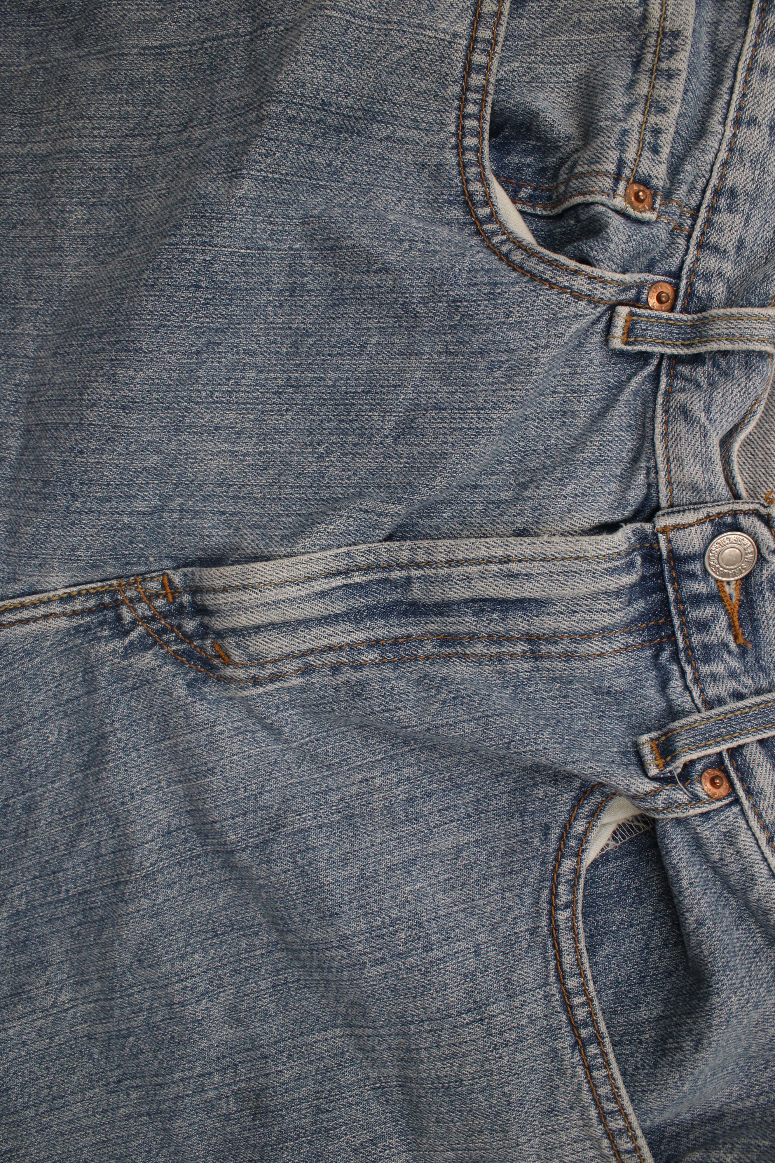 Levi's × Vintage Vintage Y2K Levis 505 Regular Fit Denim Jean Shorts Jorts Size US 34 / EU 50 - 14 Thumbnail