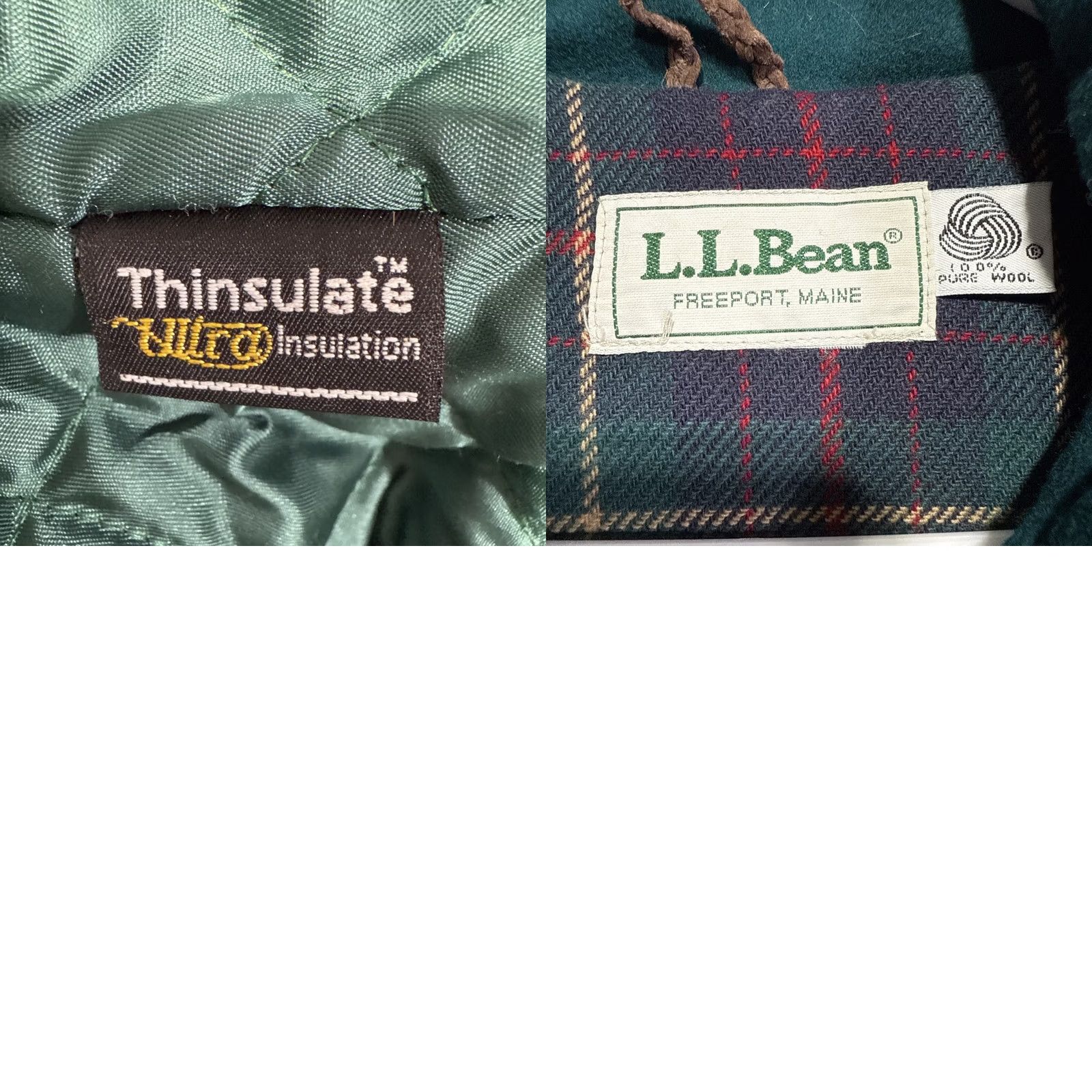 Vintage VINTAGE L.L. Bean Wool Duffle Coat Jacket Womens Size L Green Toggle Long Sleeve Size L / US 10 / IT 46 - 8 Thumbnail