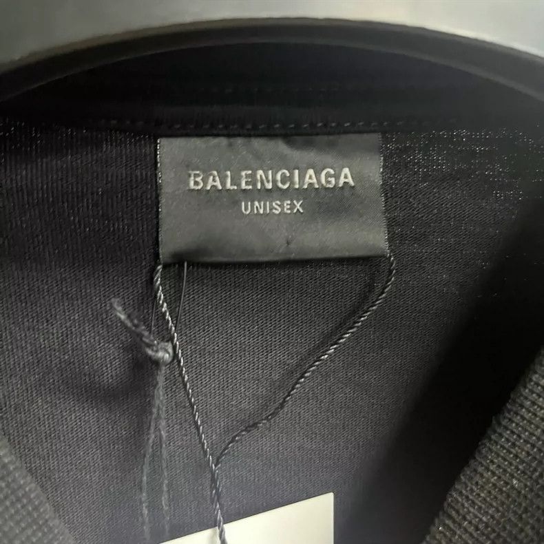 Other Balenciaga Black Logo Print Crew Neck Long Sleeve Tee Size US S / EU 44-46 / 1 - 5 Thumbnail