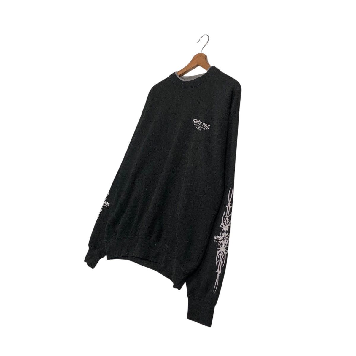 Hysteric Glamour 📌Vintage Sweatshirt Rusty Boy Punk Design Big Logo Size US L / EU 52-54 / 3 - 3 Thumbnail
