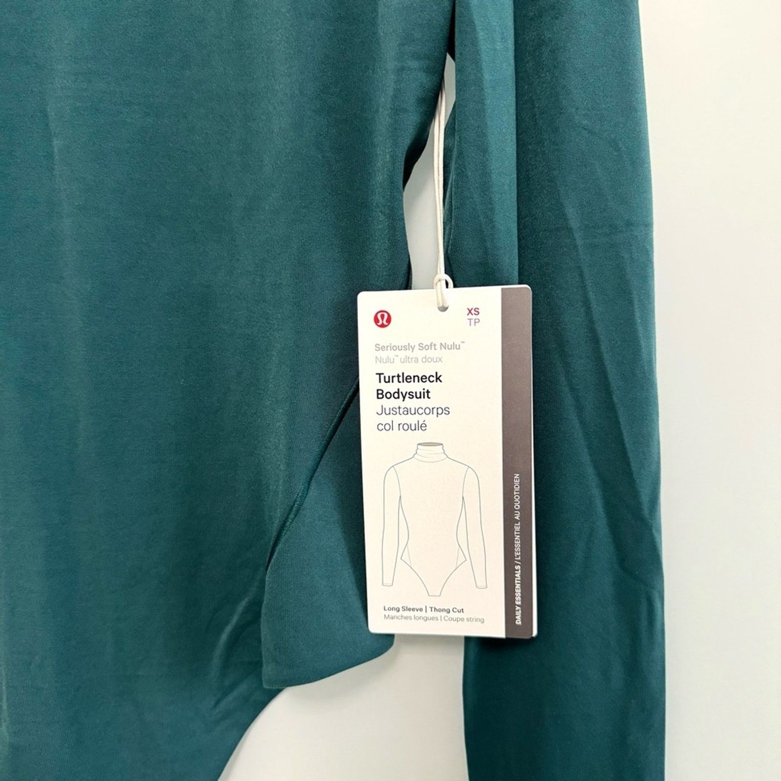 Lululemon NWT! Nulu Turtleneck bodysuit Lululemon in teal, Size XS Size XS / US 0-2 / IT 36-38 - 4 Thumbnail