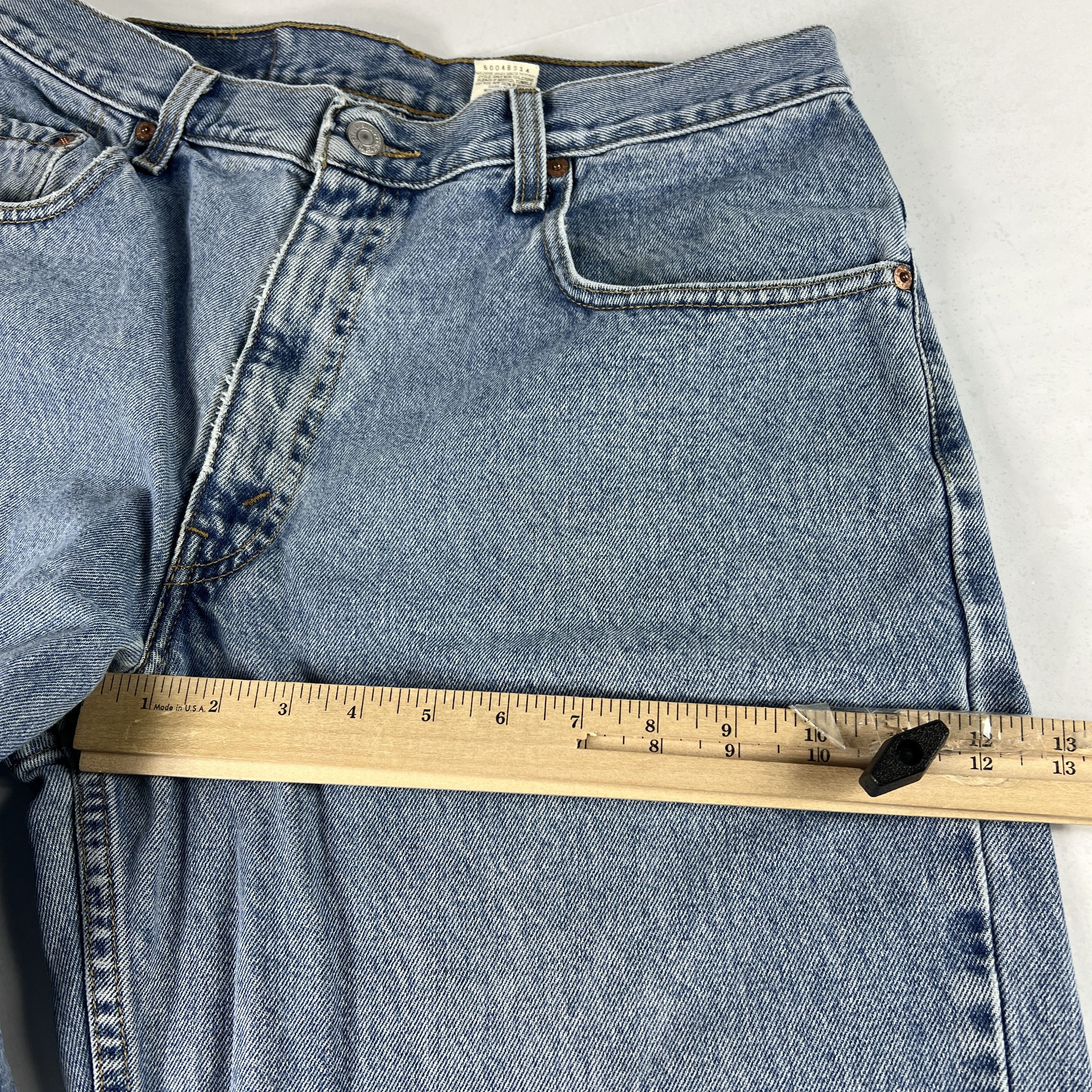 Levi's × Vintage Y2K Levi's Jeans 560 Comfort Loose Tapered Blue Faded Denim Size US 33 - 19 Thumbnail