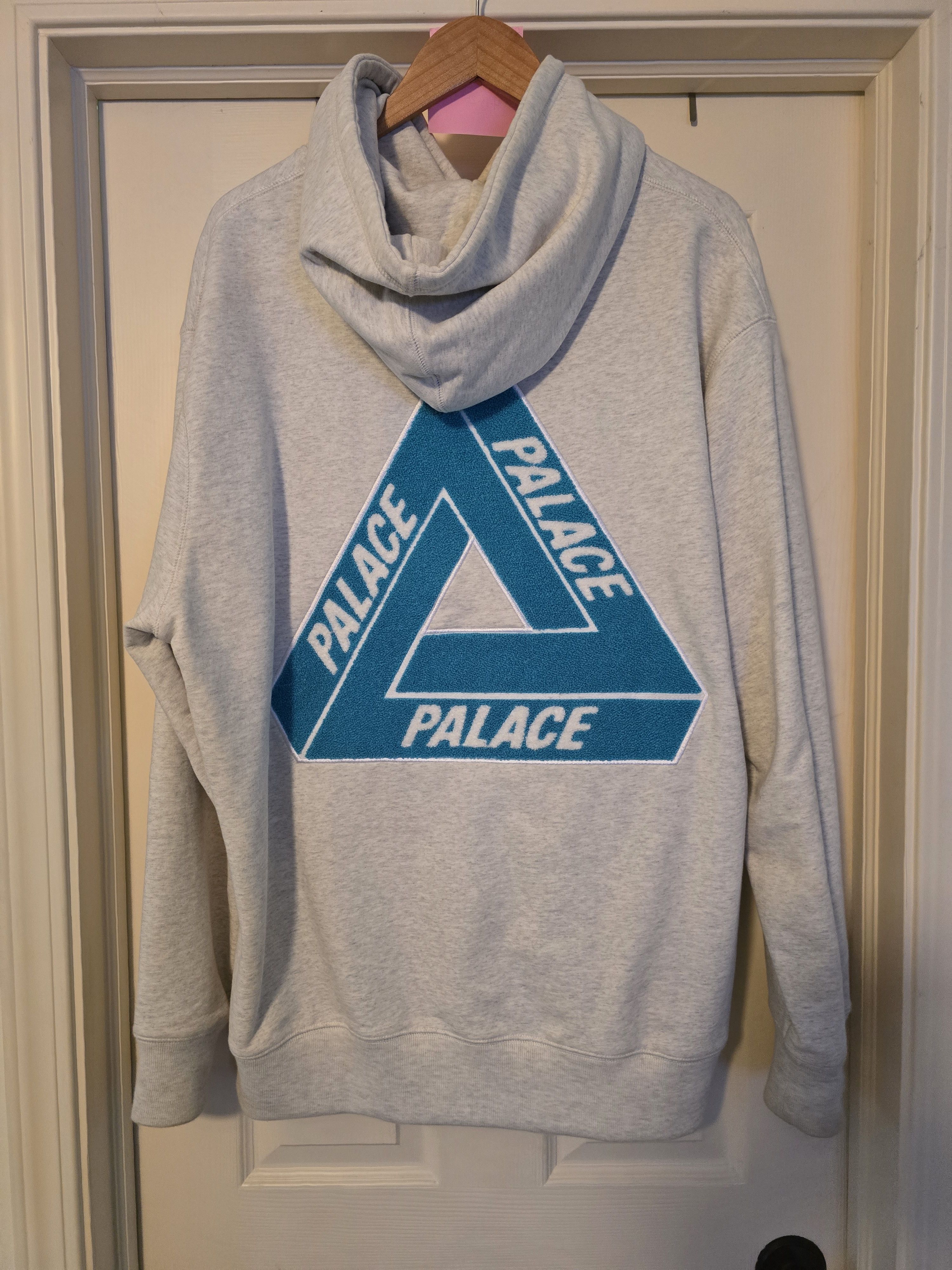 Palace Palace Patch Up Zip Hood Grey Marl | Grailed