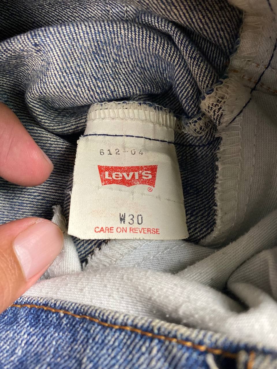 Levi's vintage levis 612 orange tab nice faded denim Size US 31 - 11 Thumbnail